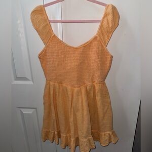American Eagle Outfitters Orange Mini Dress